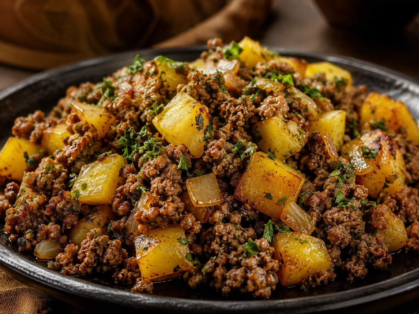 Carne Moída com Batata