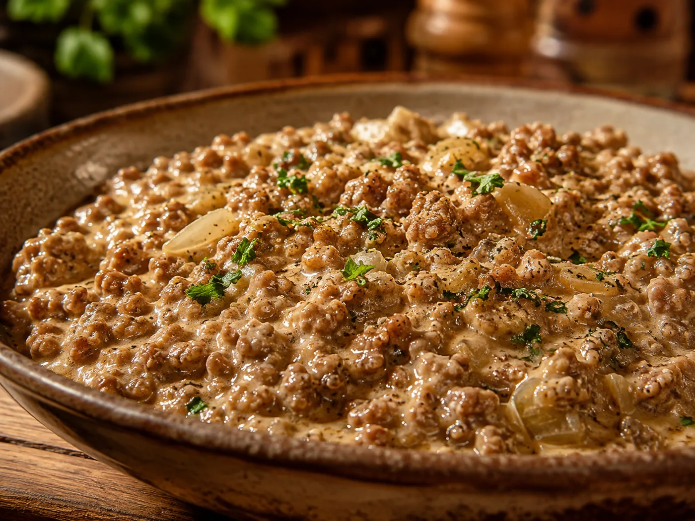 Carne Moída Cremosa